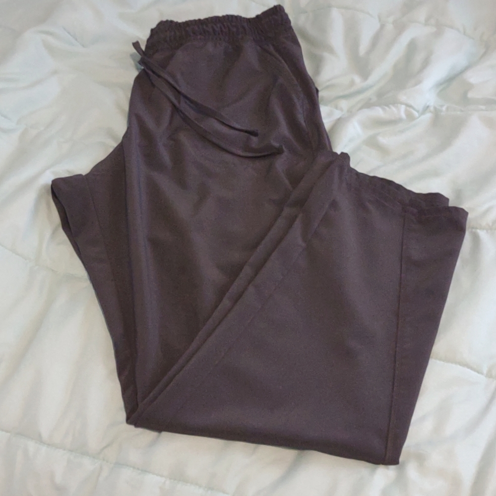 Allura by Cherokee Charcoal Gray Scrub Pants